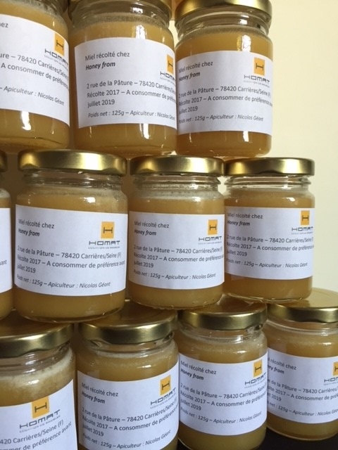 Première récolte de miel