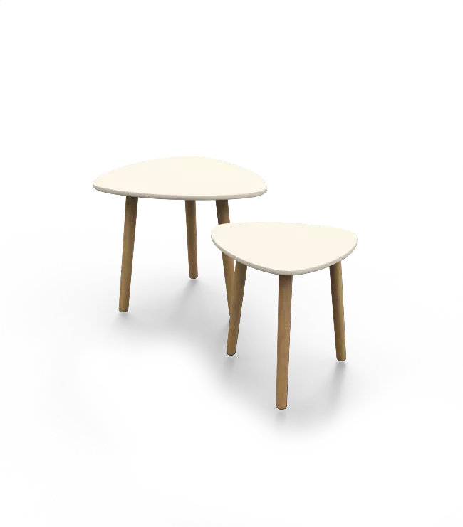 Coffee table – modèle Jumelles Scandinaves