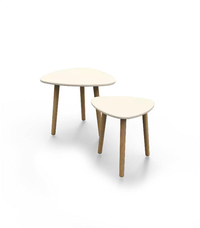 Table basse – modèle Jumelles Scandinaves