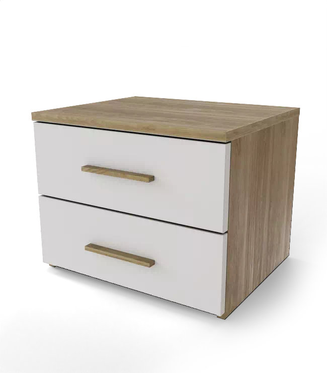 Bedside table – modèle Select Blanc