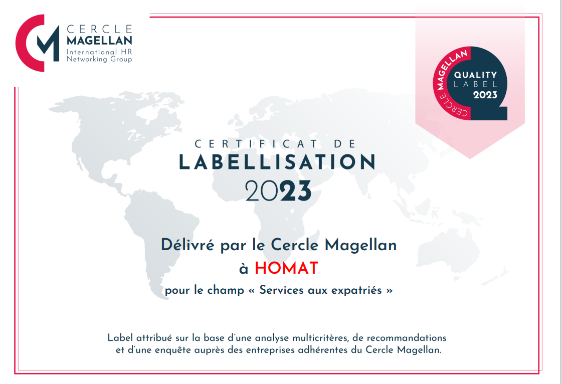 Renouvellement de notre labellisation au Cercle Magellan